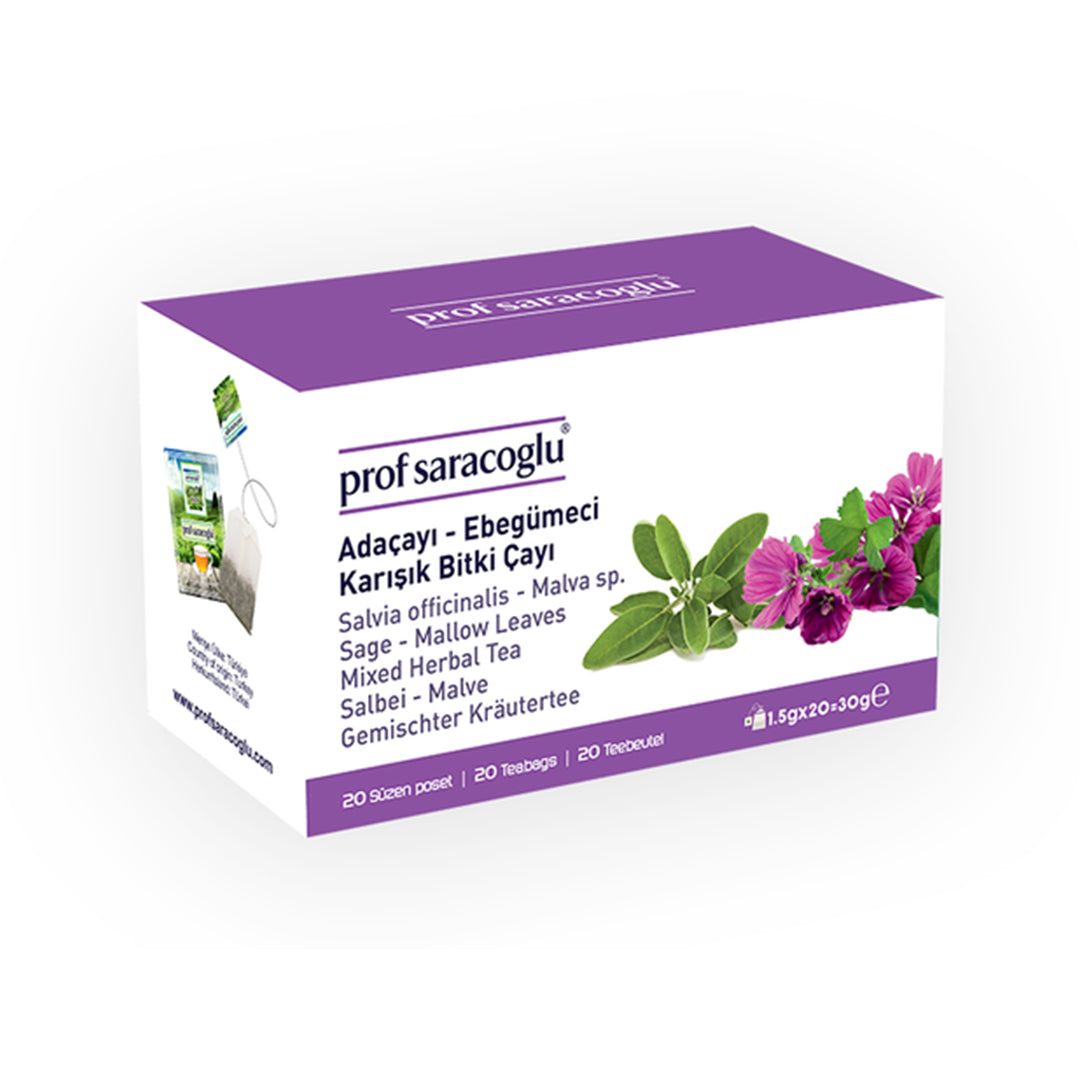 Sage Mallow Leaves Mixed Herbal Teabags