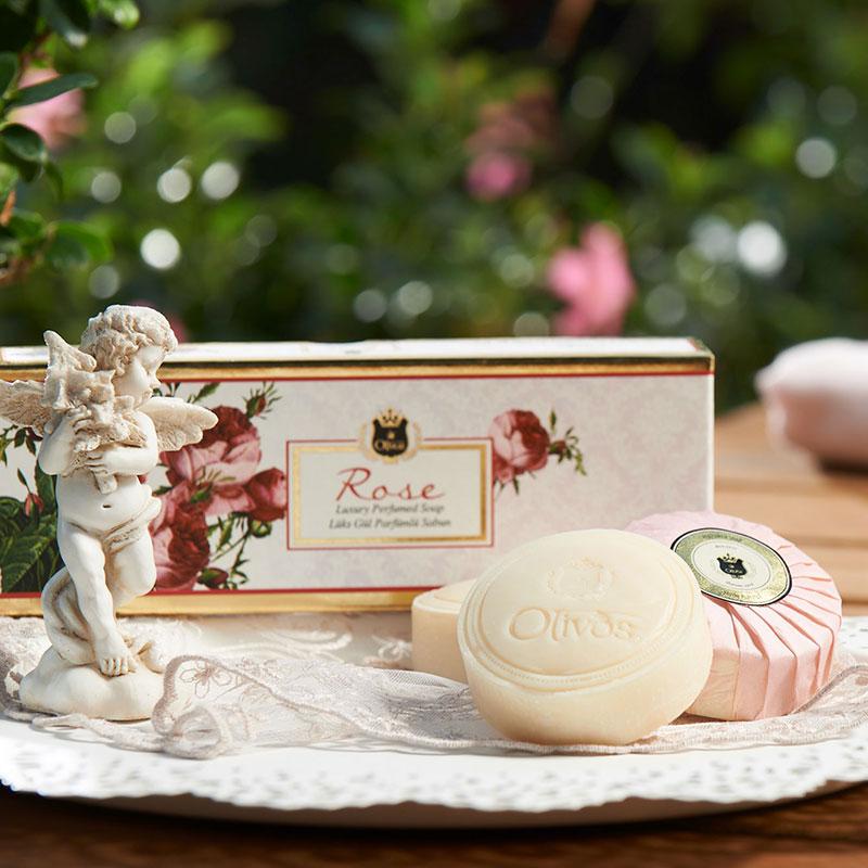 Luxury Series Rose Soap - 3x100 g